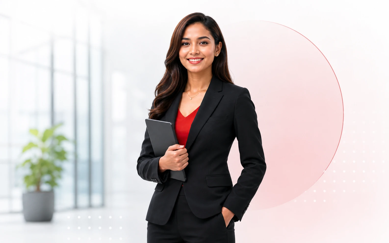 Professional business graduate in a suit representing MBA career growth