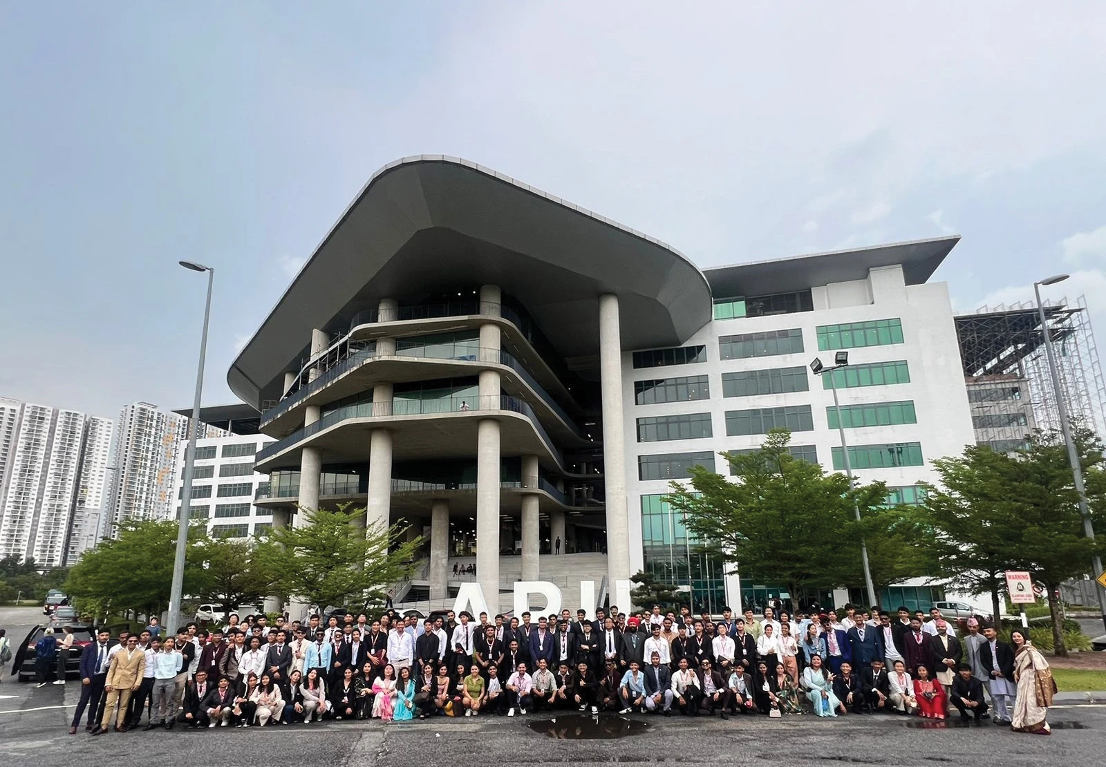 Techspire students visiting Asia Pacific University campus